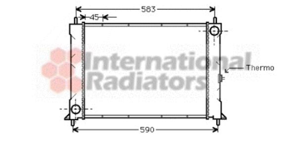 Radiator racire motor