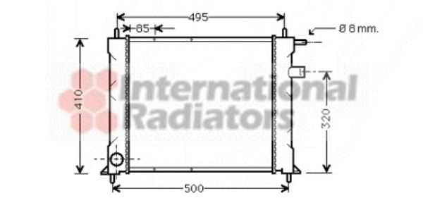 Radiator racire motor