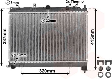 Radiator racire motor