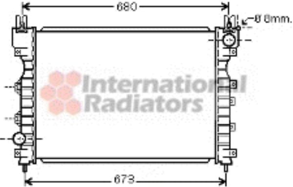 Radiator racire motor