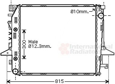 Radiator racire motor