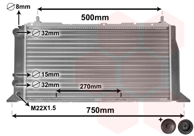 Radiator racire motor