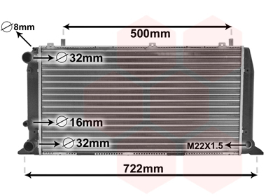 Radiator racire motor