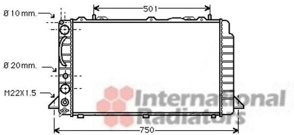 Radiator racire motor