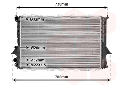 Radiator racire motor