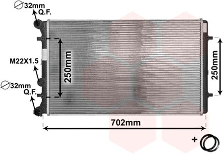 Radiator racire motor