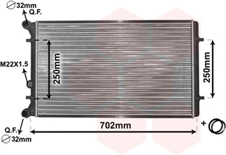 Radiator racire motor