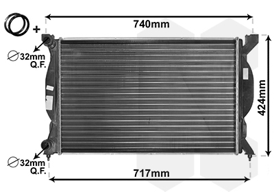 Radiator racire motor