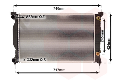 Radiator racire motor