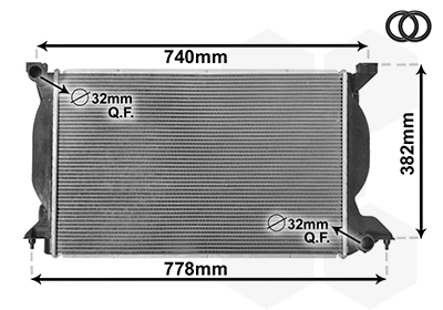 Radiator racire motor