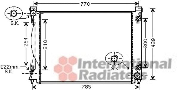 Radiator racire motor