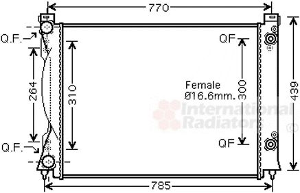 Radiator racire motor