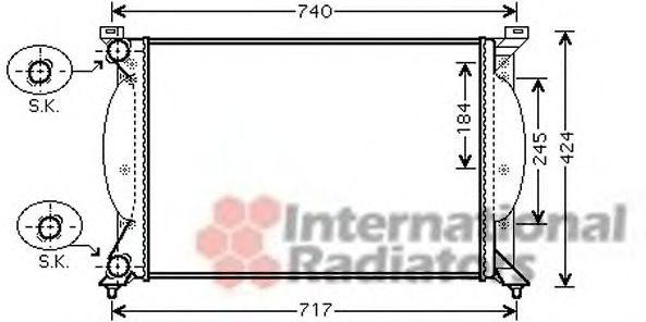 Radiator racire motor