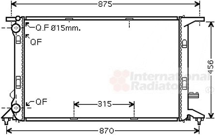 Radiator racire motor