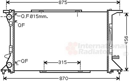 Radiator racire motor