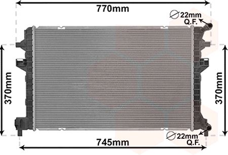 Radiator racire motor