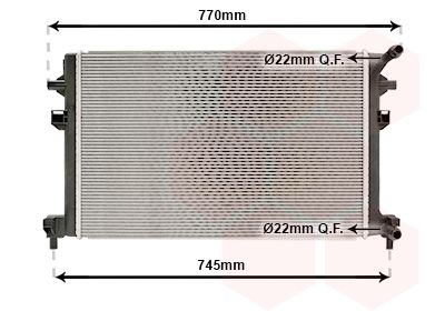 Radiator racire motor