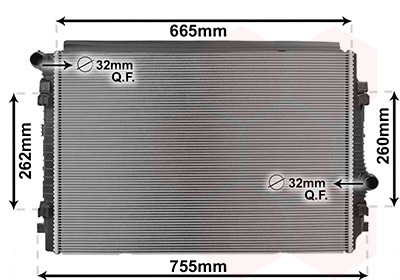 Radiator racire motor