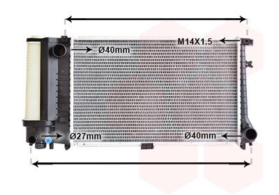 Radiator racire motor