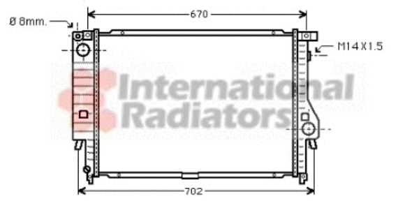 Radiator racire motor