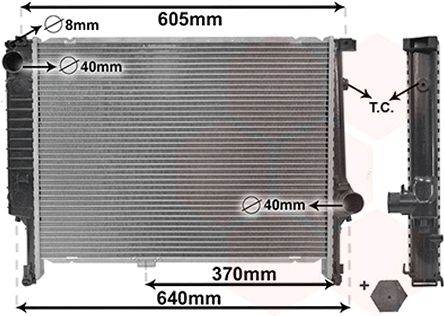 Radiator racire motor