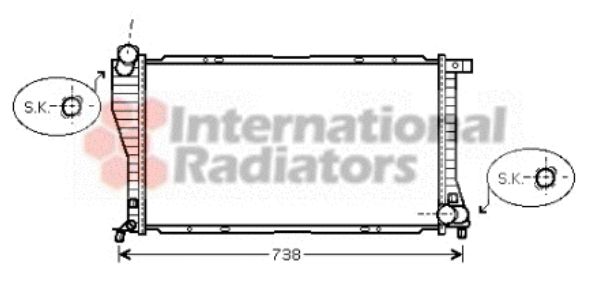 Radiator racire motor