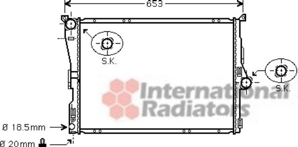 Radiator racire motor