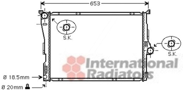 Radiator racire motor