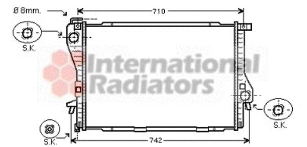 Radiator racire motor