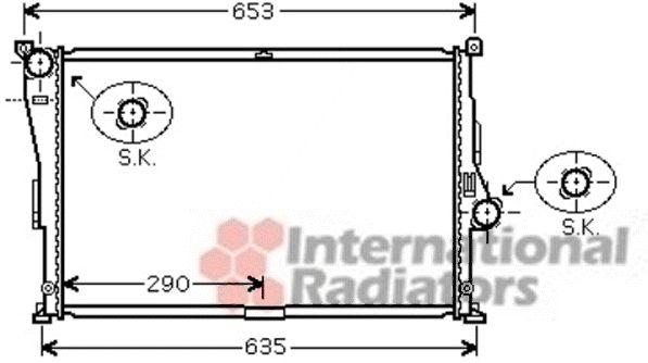 Radiator racire motor