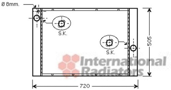 Radiator racire motor