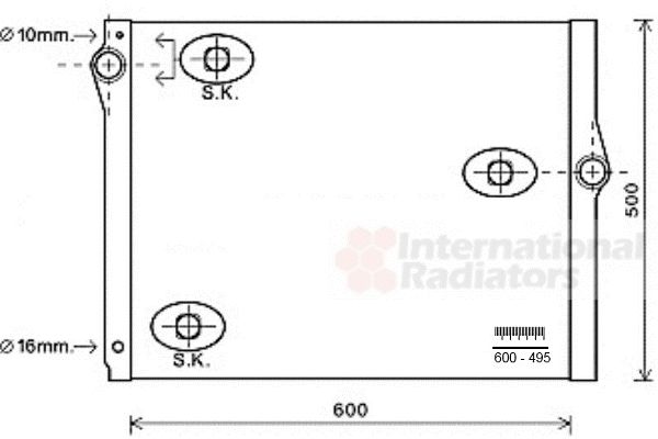 Radiator racire motor