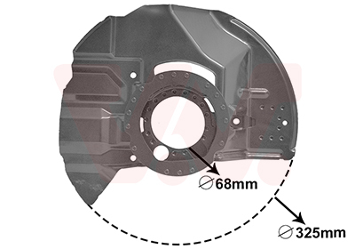 Protectie stropire disc frana