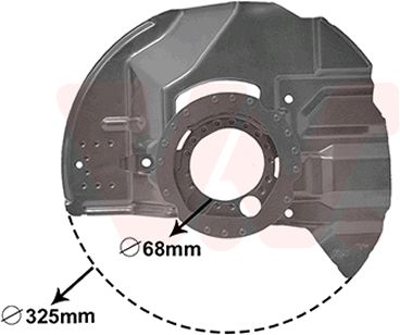 Protectie stropire disc frana