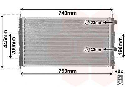 Radiator racire motor