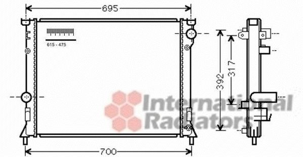 Radiator racire motor