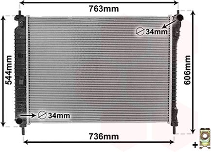 Radiator racire motor