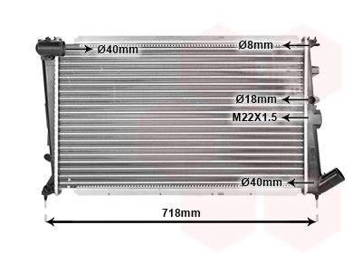 Radiator racire motor