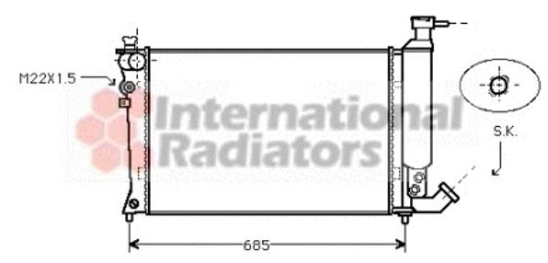 Radiator racire motor