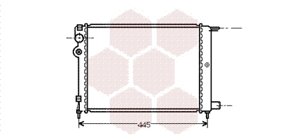 Radiator racire motor