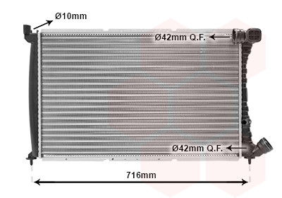 Radiator racire motor