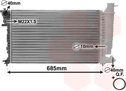 Radiator racire motor