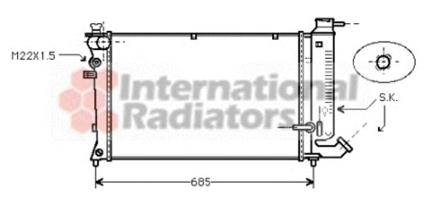 Radiator racire motor