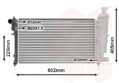 Radiator racire motor