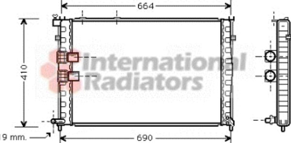 Radiator racire motor