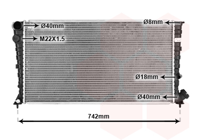 Radiator racire motor