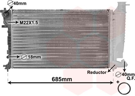 Radiator racire motor