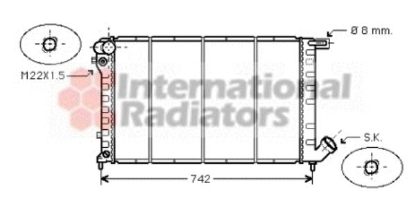 Radiator racire motor