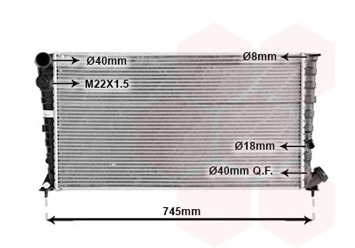 Radiator racire motor