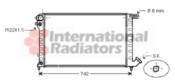 Radiator racire motor